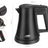 Hervidor De Agua Negro Para Hotel Star 0.5 Lt - 1000W